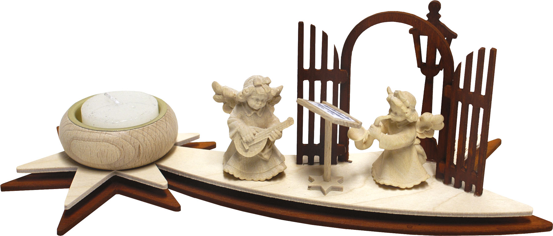 Table decorations, tails, heavenly musicians