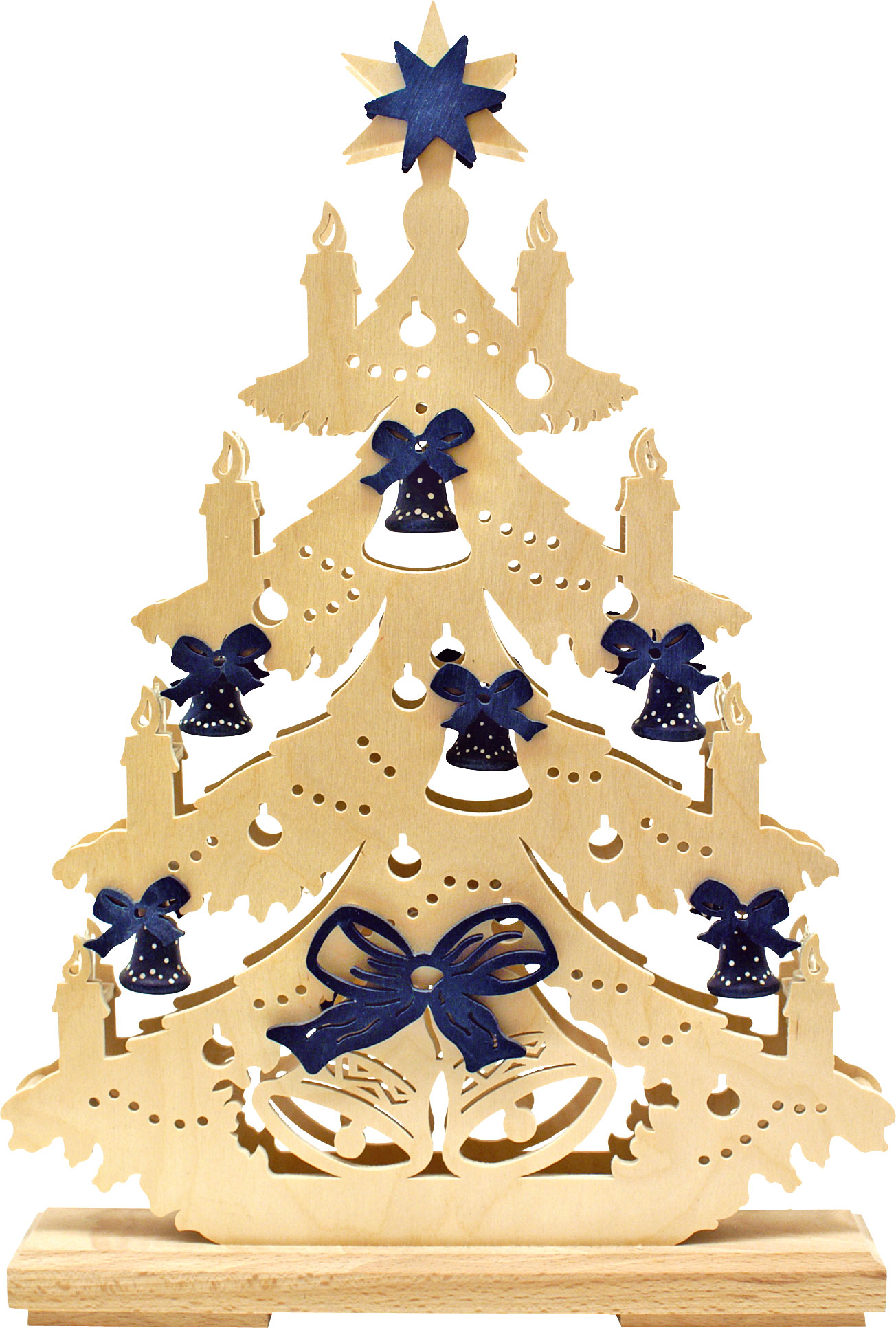 Small fir tree with 6 bell bells