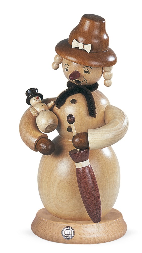 Räuchermann, Schneefrau natur