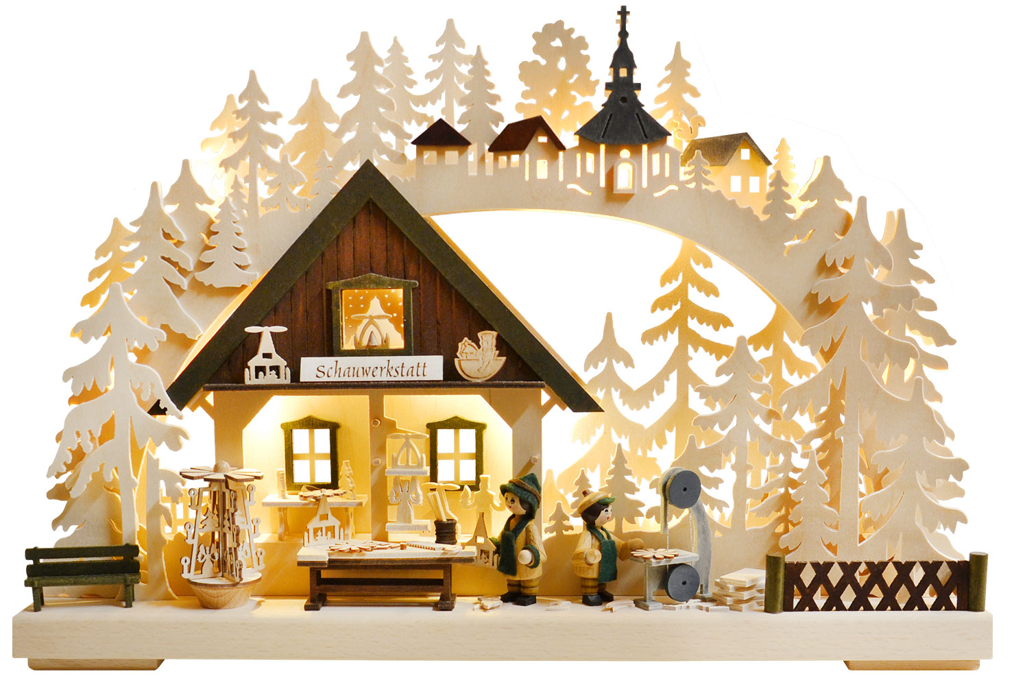 3D-Schwibbogen klein, Pyramidenwerkstatt 3D-Schwibbogen klein, Pyramidenwerkstatt