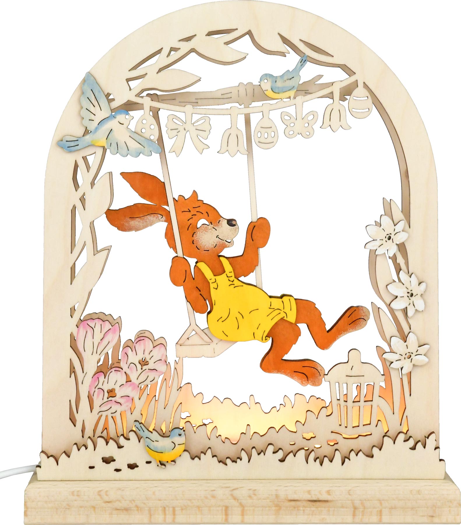 Romantic rabbit lamp