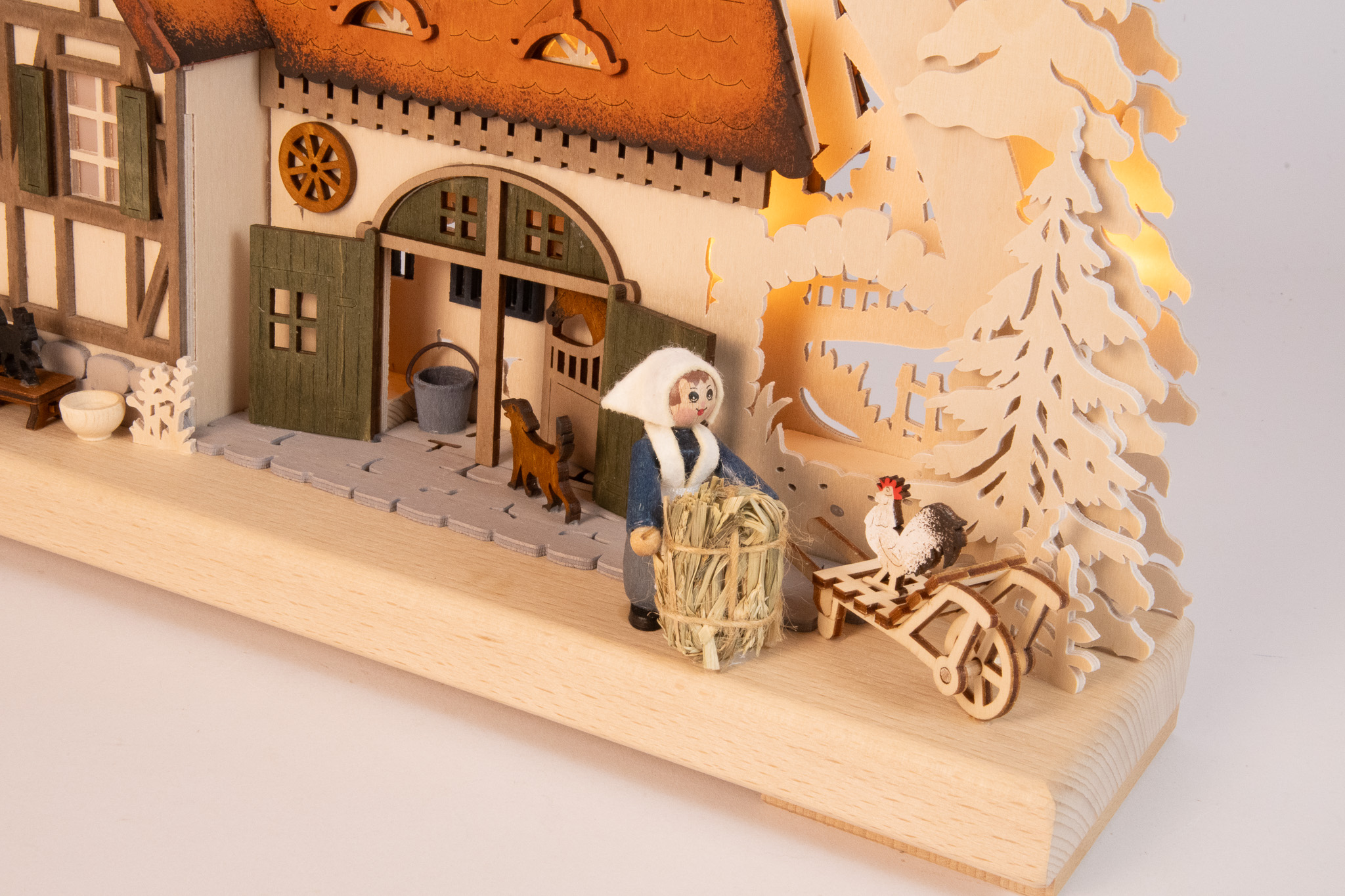 3D Schwibbogen kl. Bauernhof