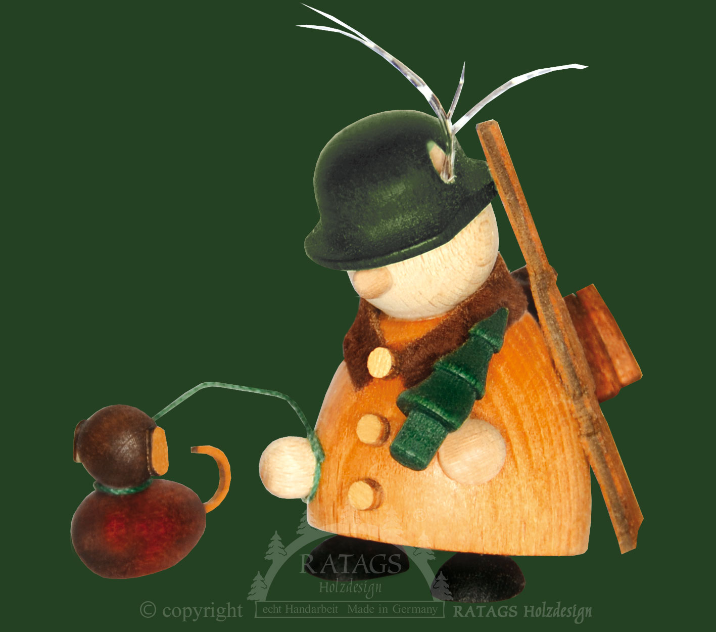 Molli, Junge Linie, Förster mit Hund and