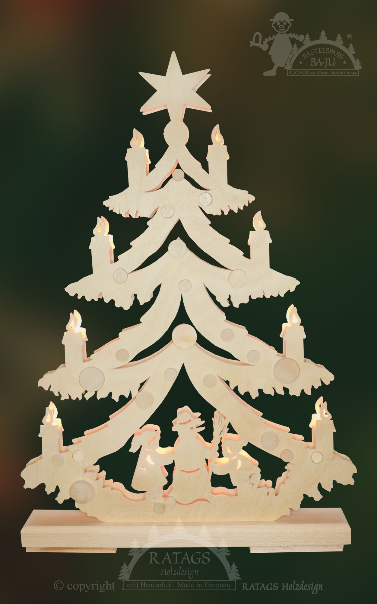 Small fir tree for crafting, building snowmen