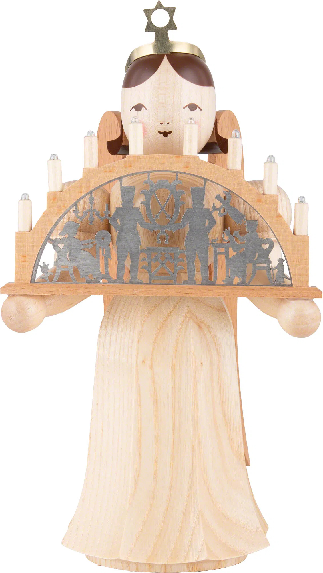 Faltenlangrockengel mit Schwibbogen, ele