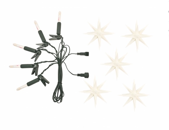 Extension star chain A1s white LED for indoor and outdoor use