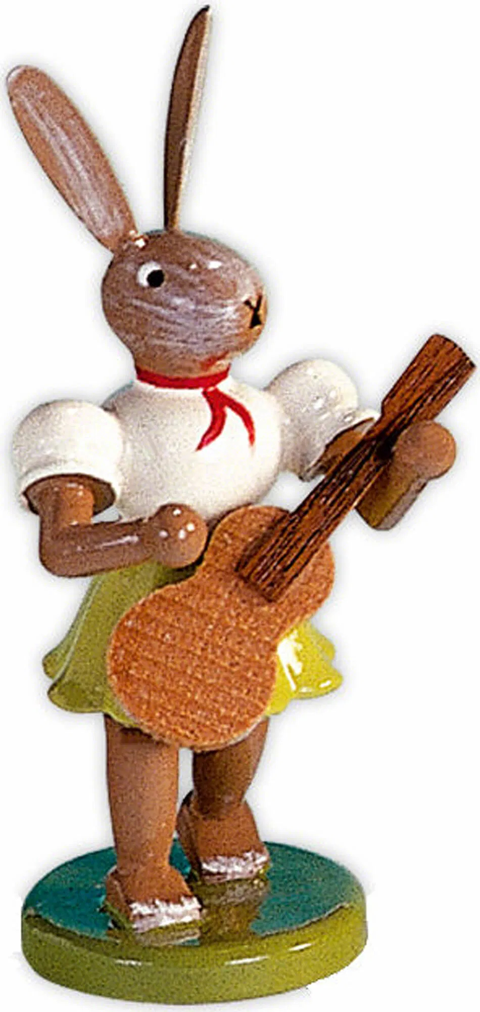 Påskekanin stående, guitar