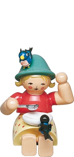 Mädchen mit Teller