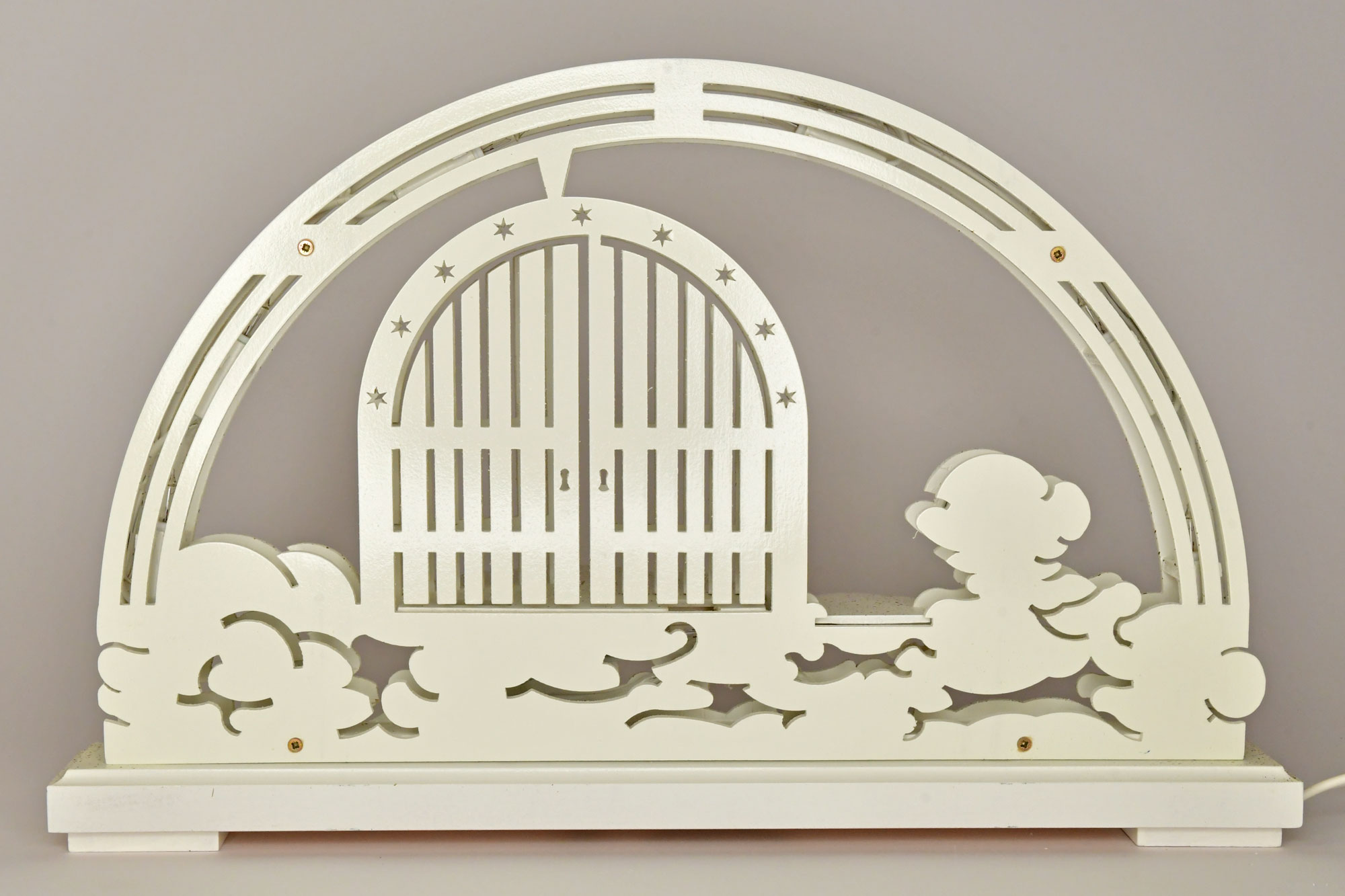 Small candle arch, Heaven's Gate, white, unfurnished