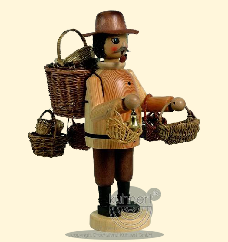 Räuchermann, Korbhändler, natur