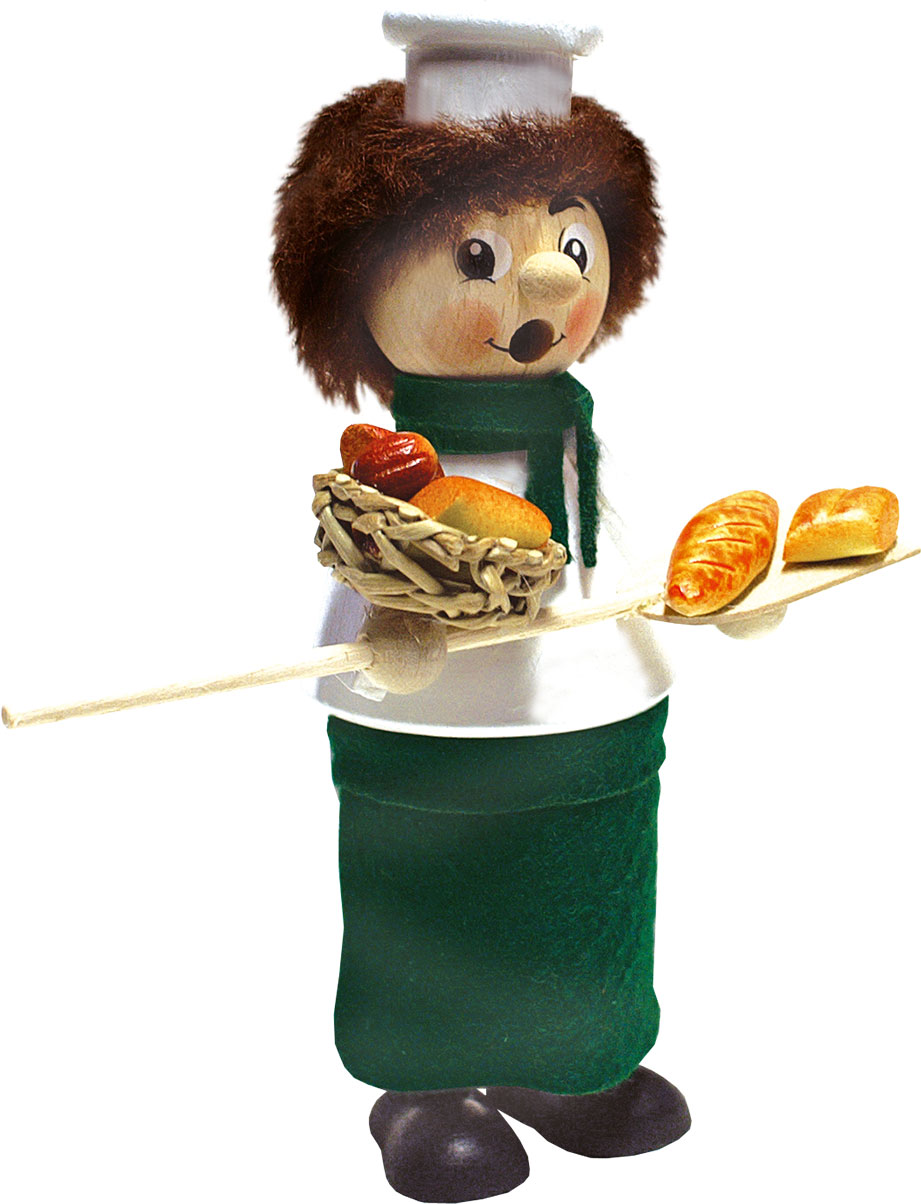 Räuchermännchen, Brötchenbäcker Räuchermännchen
