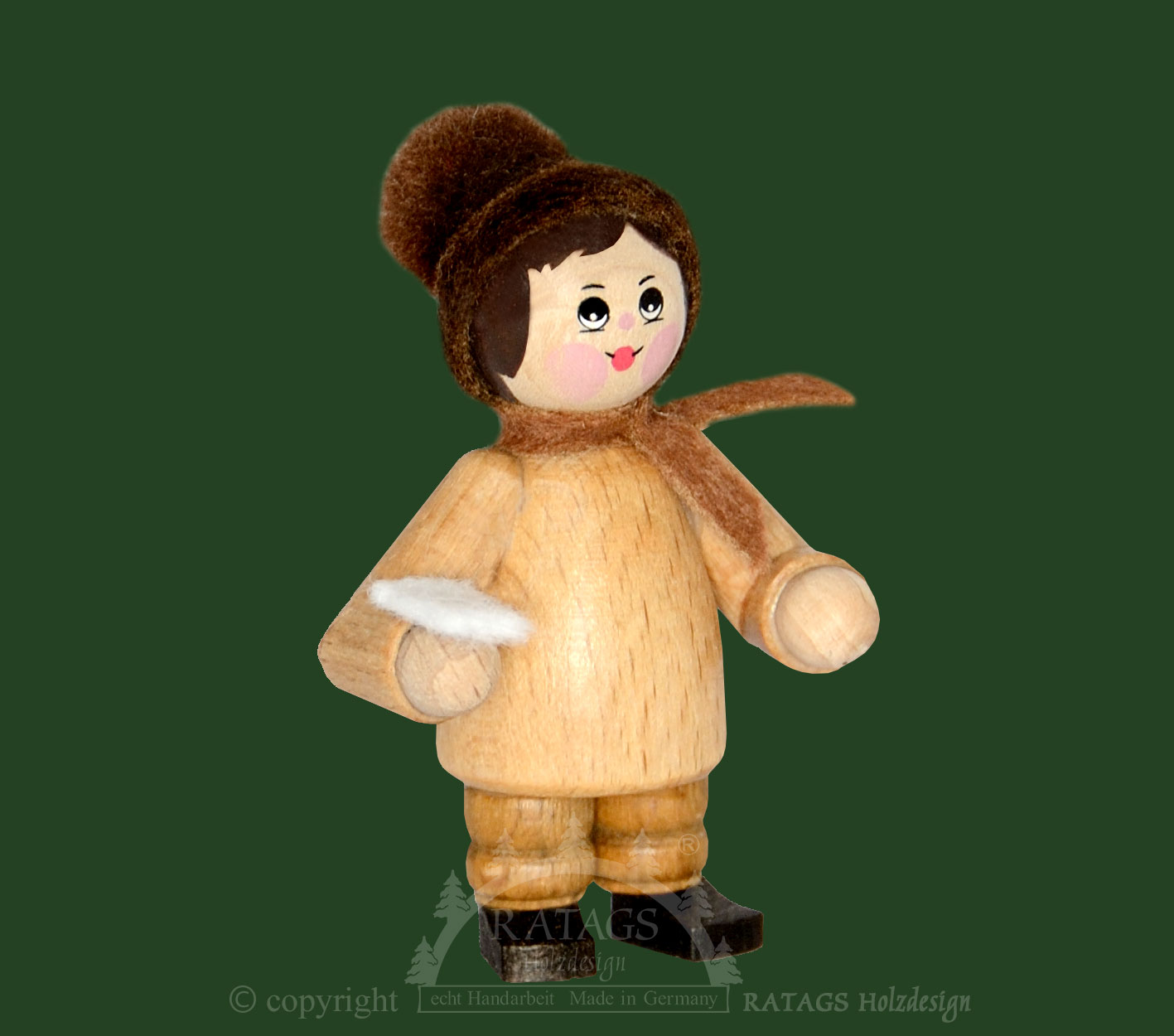 Figure, waving boy, natural