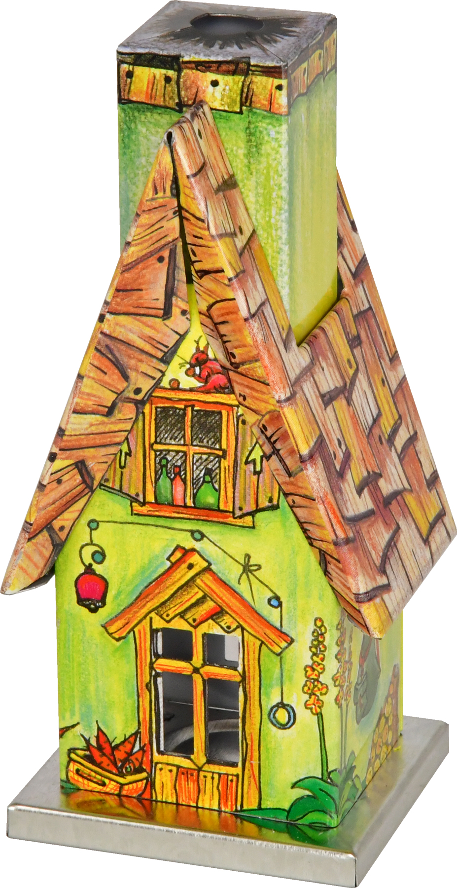 No.7 KNOX hut, green KNOX incense hut, metal