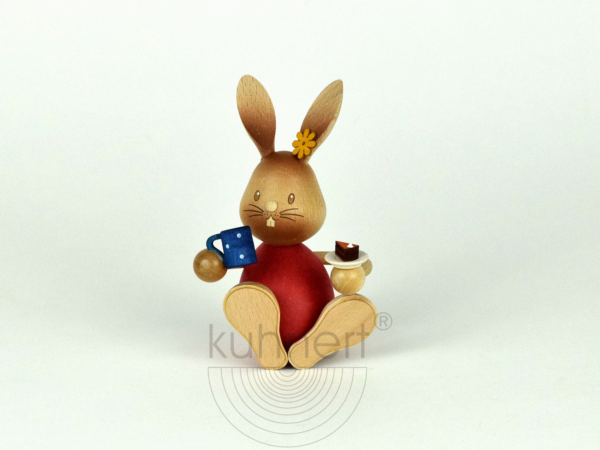 Stupsi Hase mit Kuchen ca. 11 cm
