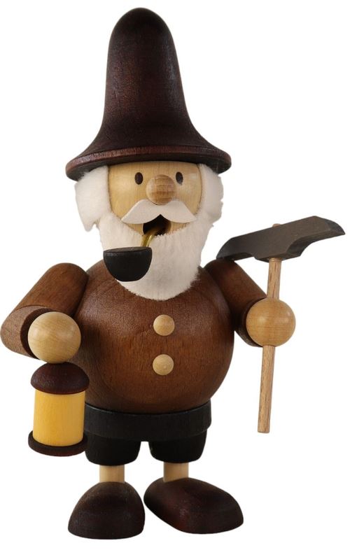 Mini-Räuchermann "Wichtel mit Spitzhacke