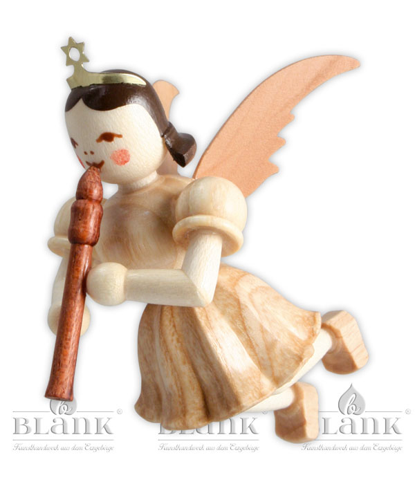 Floating angel recorder, natural