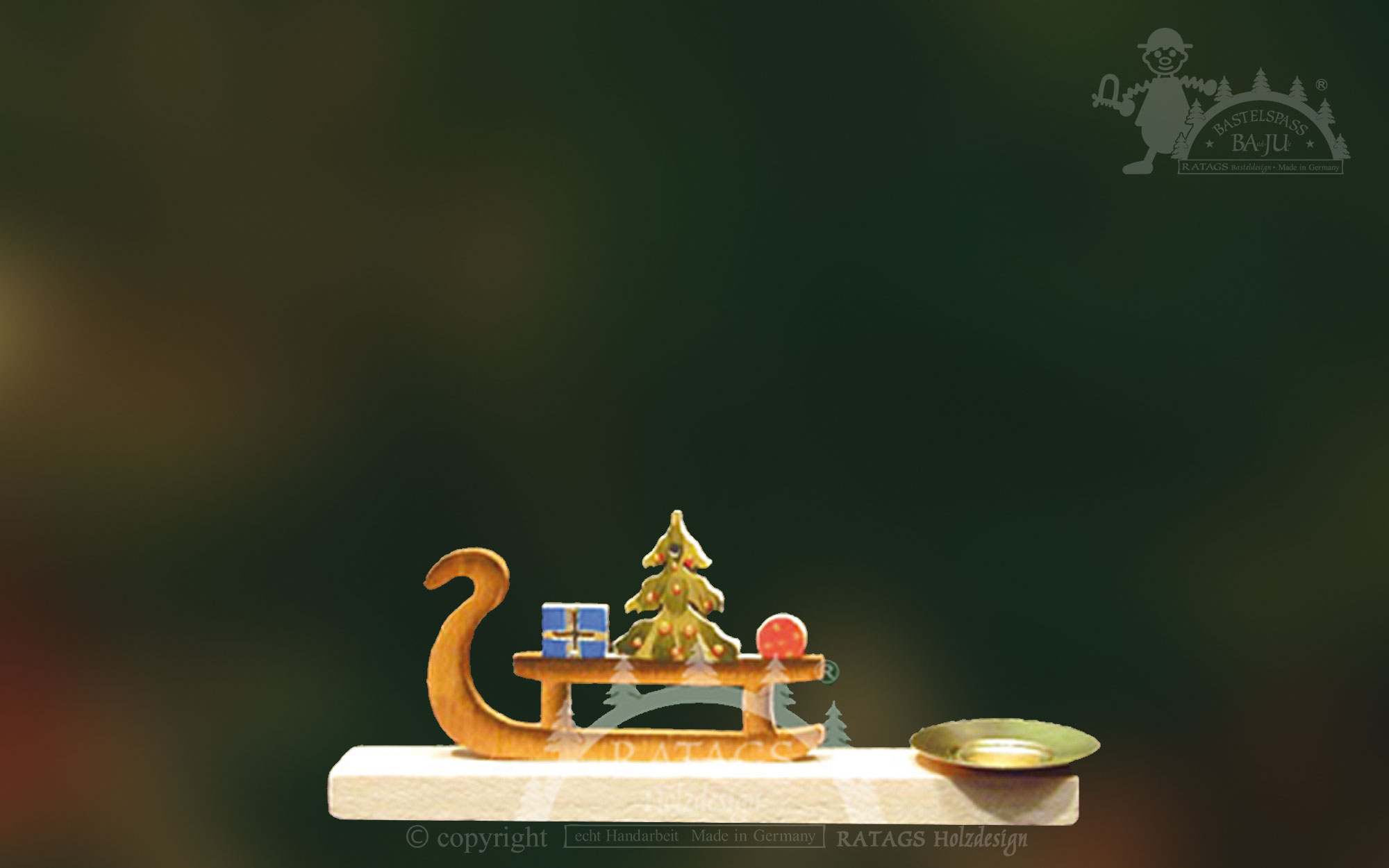 Candle holders for crafting, sledges