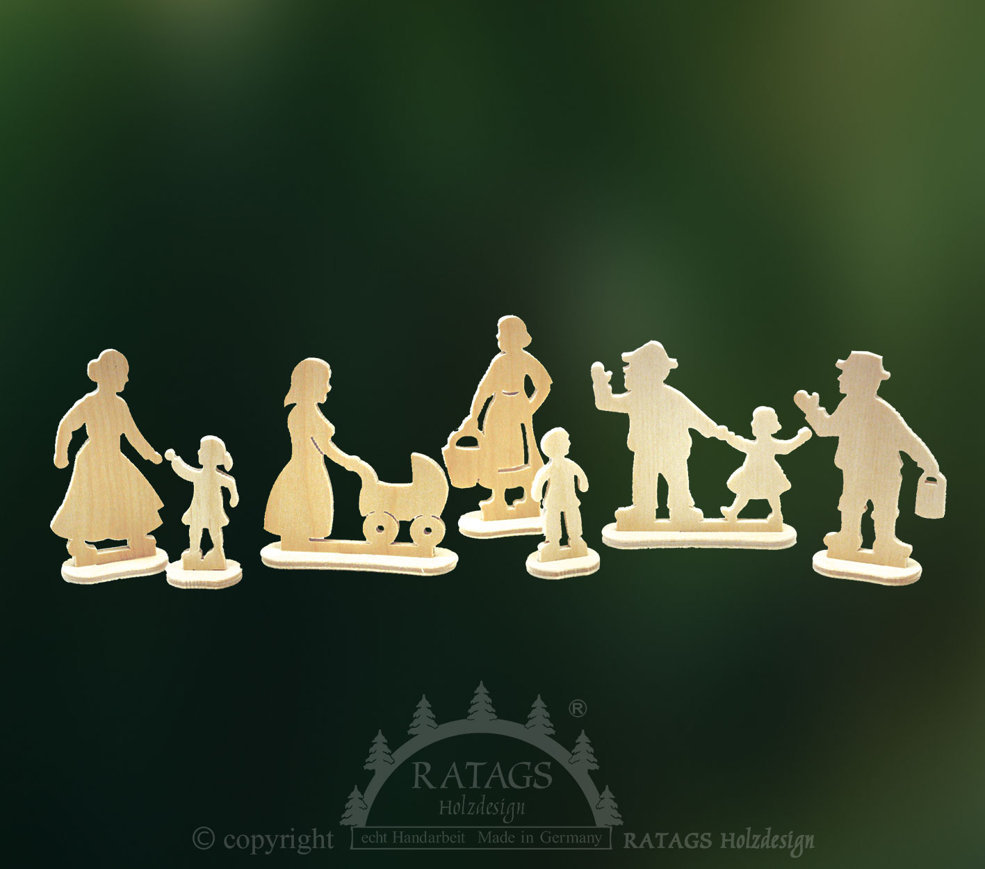 Steckfiguren zum Basteln, Figurenset