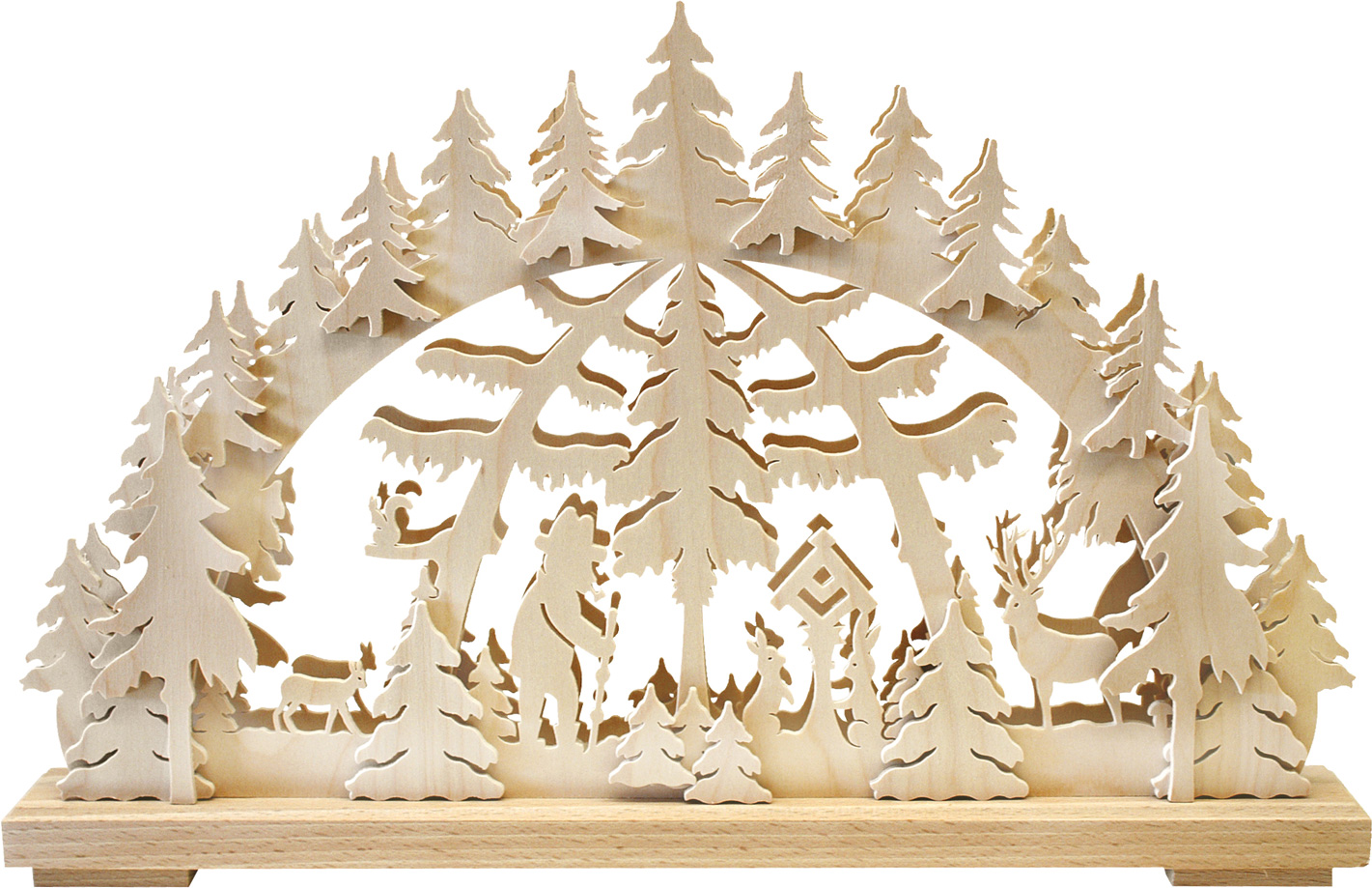 Petit arc lumineux, promenade en forêt