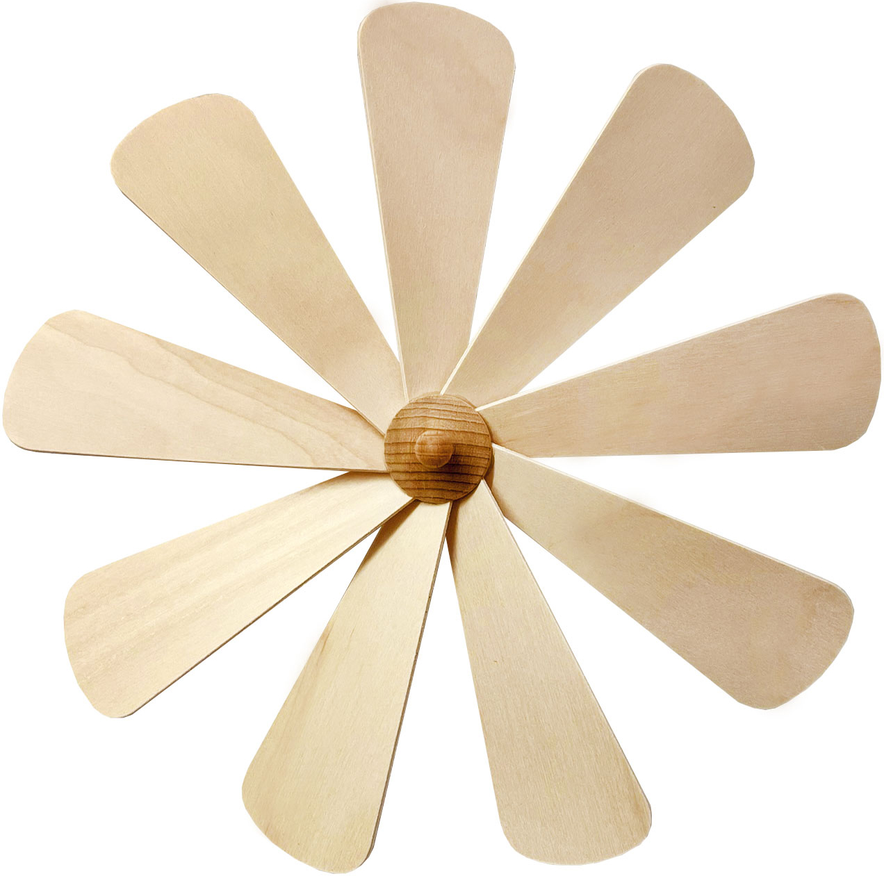 Roue à ailettes, 23 cm, trou de 2,5 mm