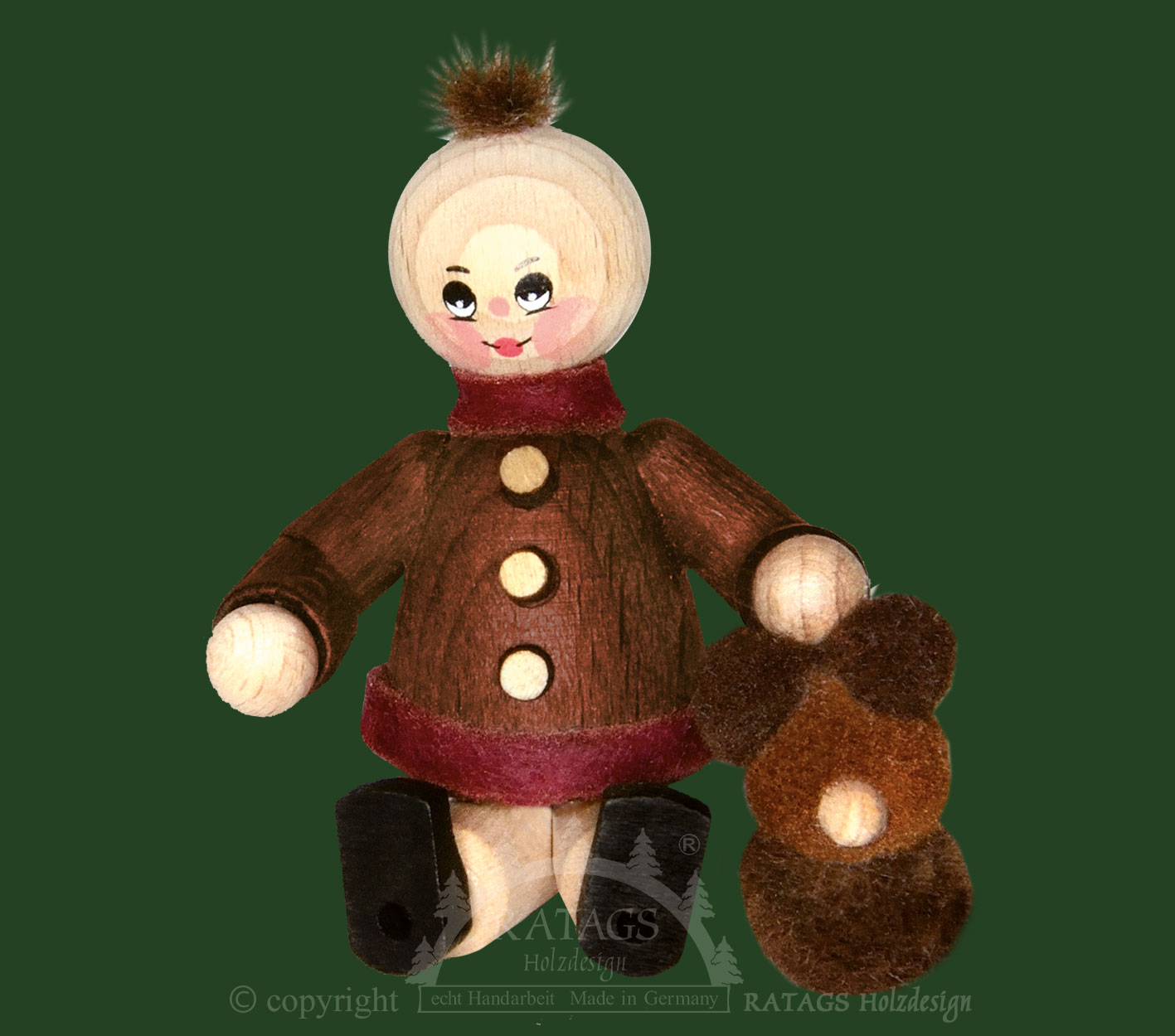 Sammler-Püppchen, Kind mit Teddy Sammler-Püppchen, Kind mit Teddy