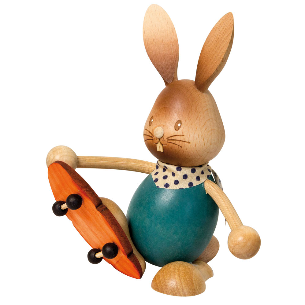 Stupsi mit  Skateboard, H: 11 cm