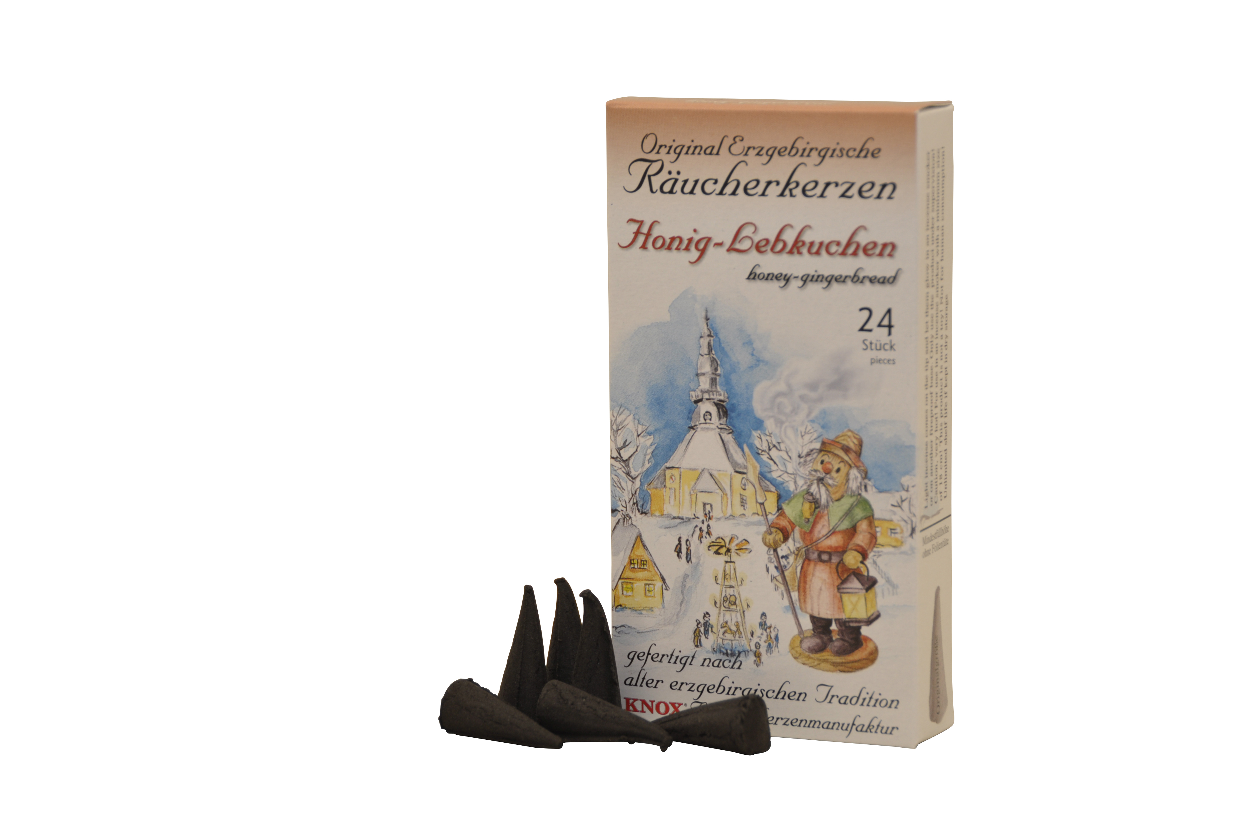 KNOX Original erzgeb. Räucherkerzen Honig-Lebkuchen