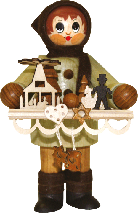 Figur groß, Striezelkind grün