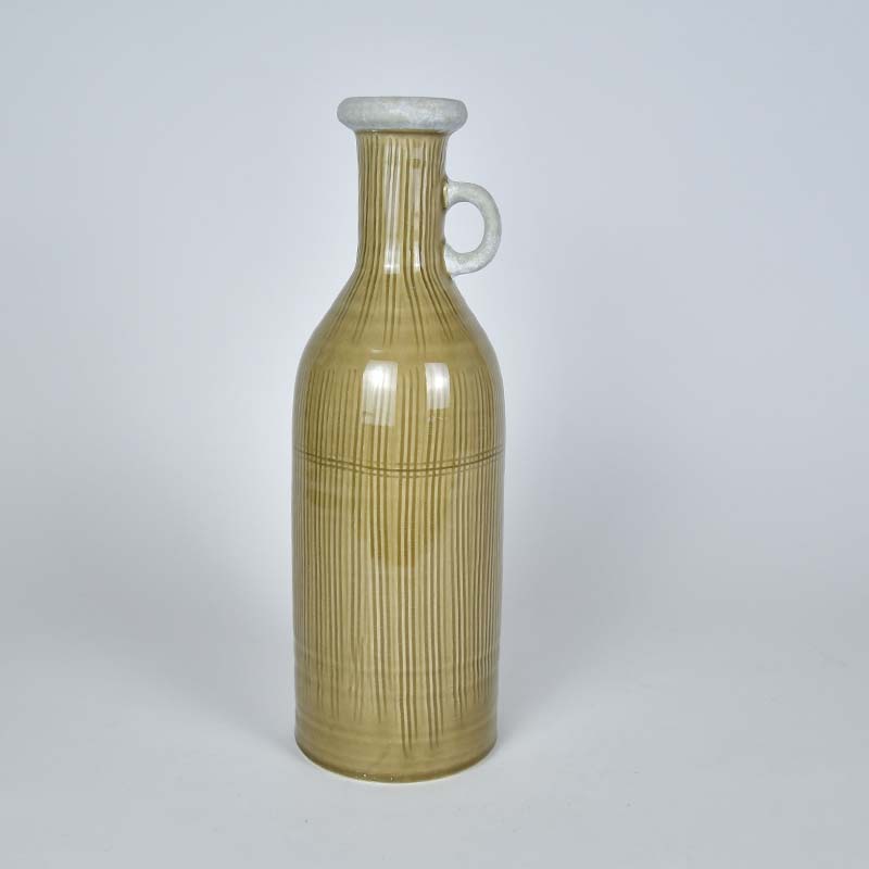 Vase m.Hkl.32cm Landhaus sort.