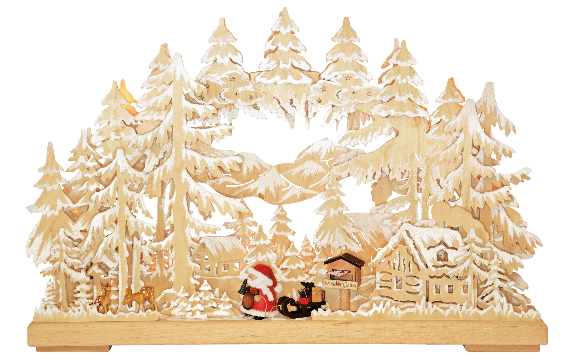 3D-Schwibbogen kl., Weihnachtspost