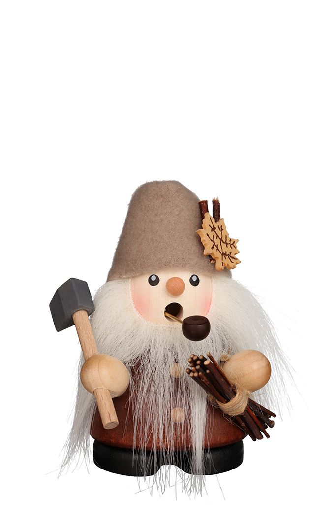 Incense burner mini forest worker 10 cm