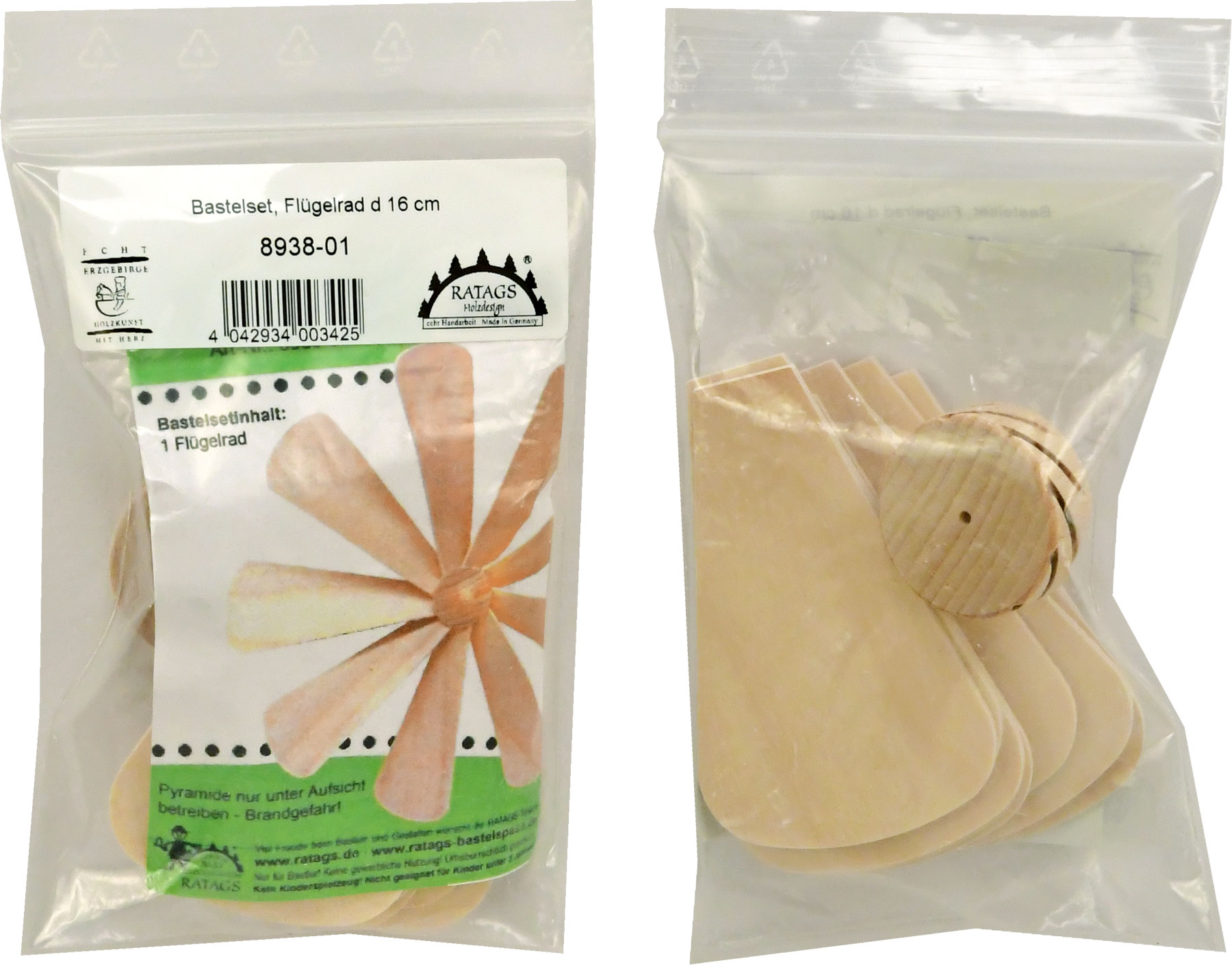 Craft set, impeller d 16 cm