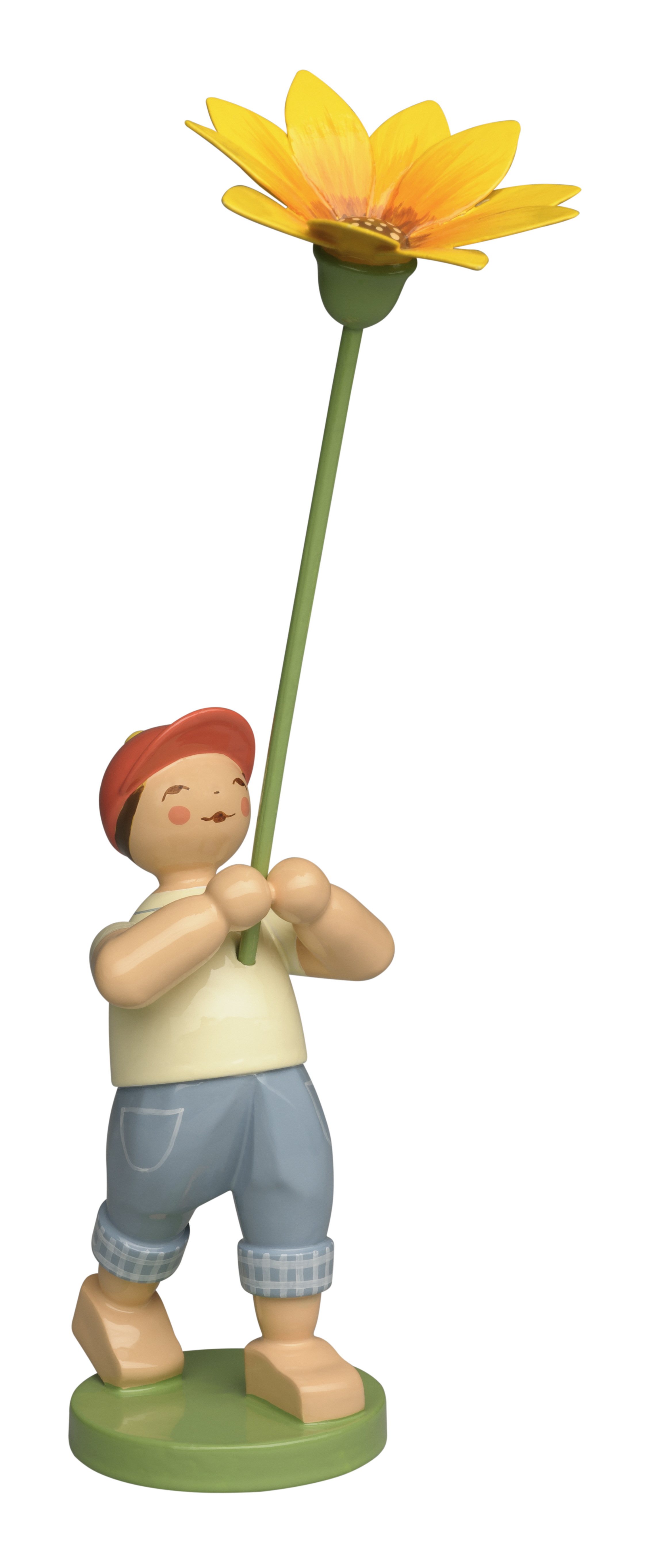 Junge mit Mittagsgold