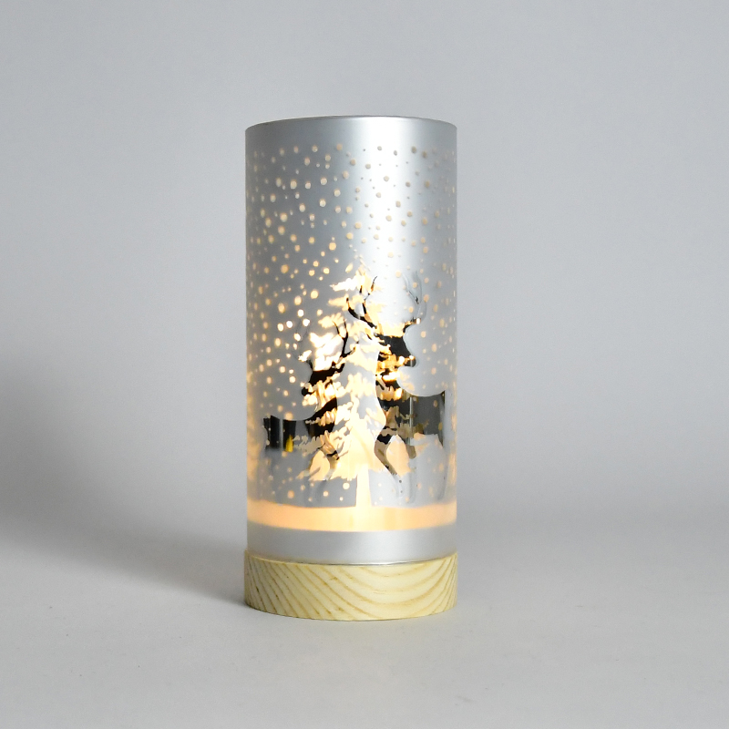 Luce decorativa 20 cm cervi + LED