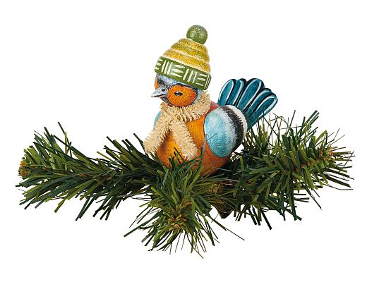 Tree clip chaffinch 6.5 cm