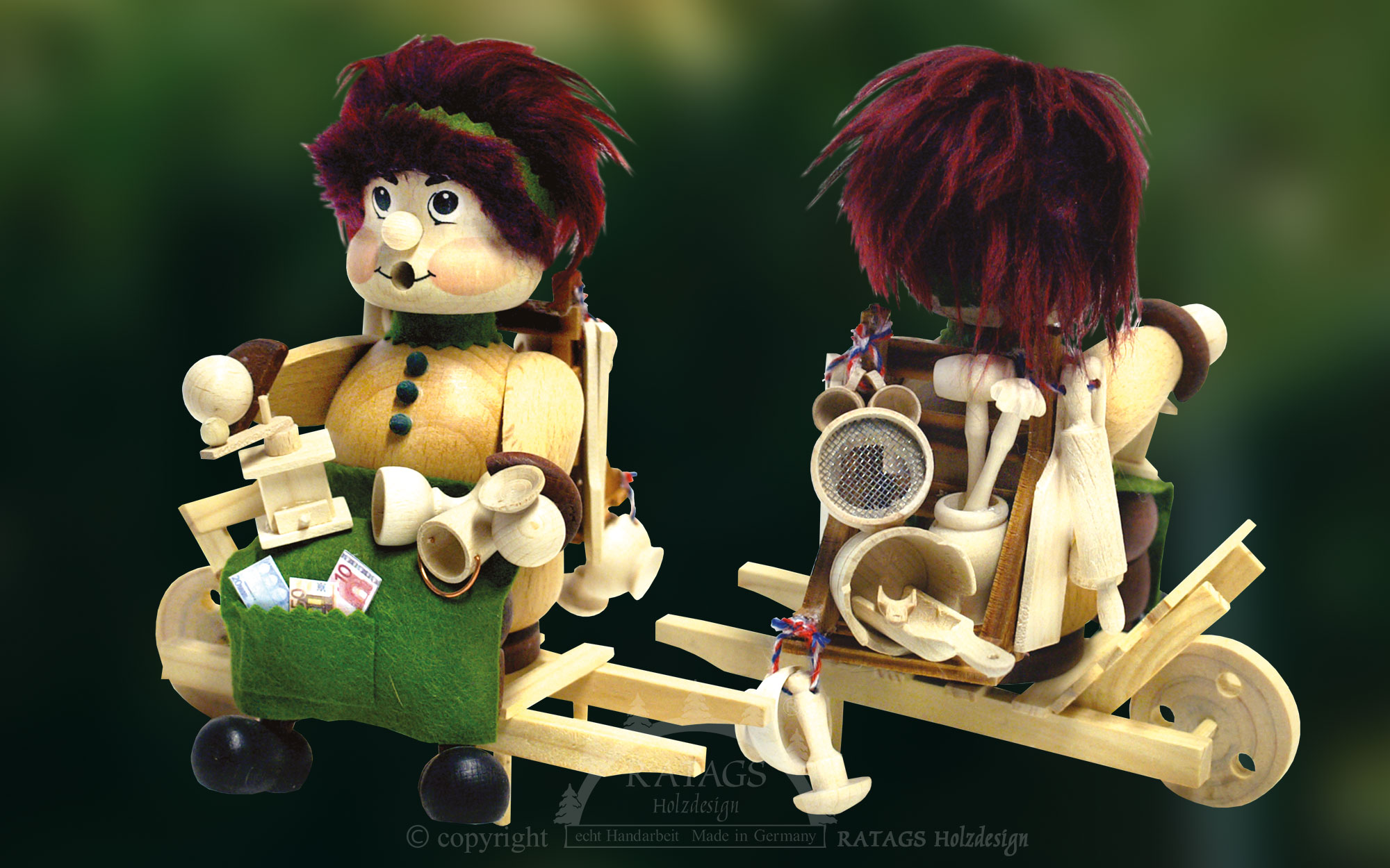 Kantenhocker, Haushaltwarenhändlerin