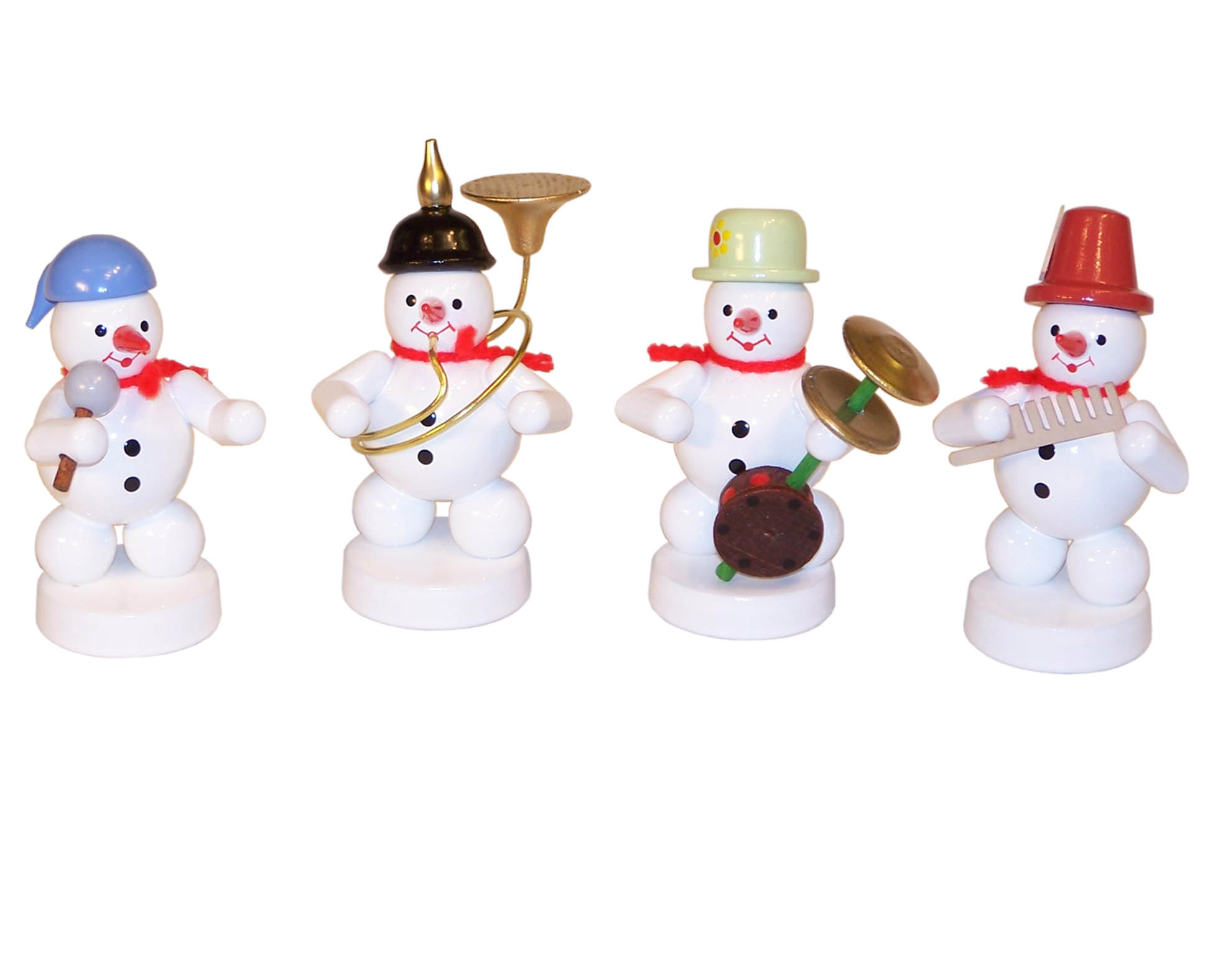 Figur, Schneemann Kapelle 4 teilig,