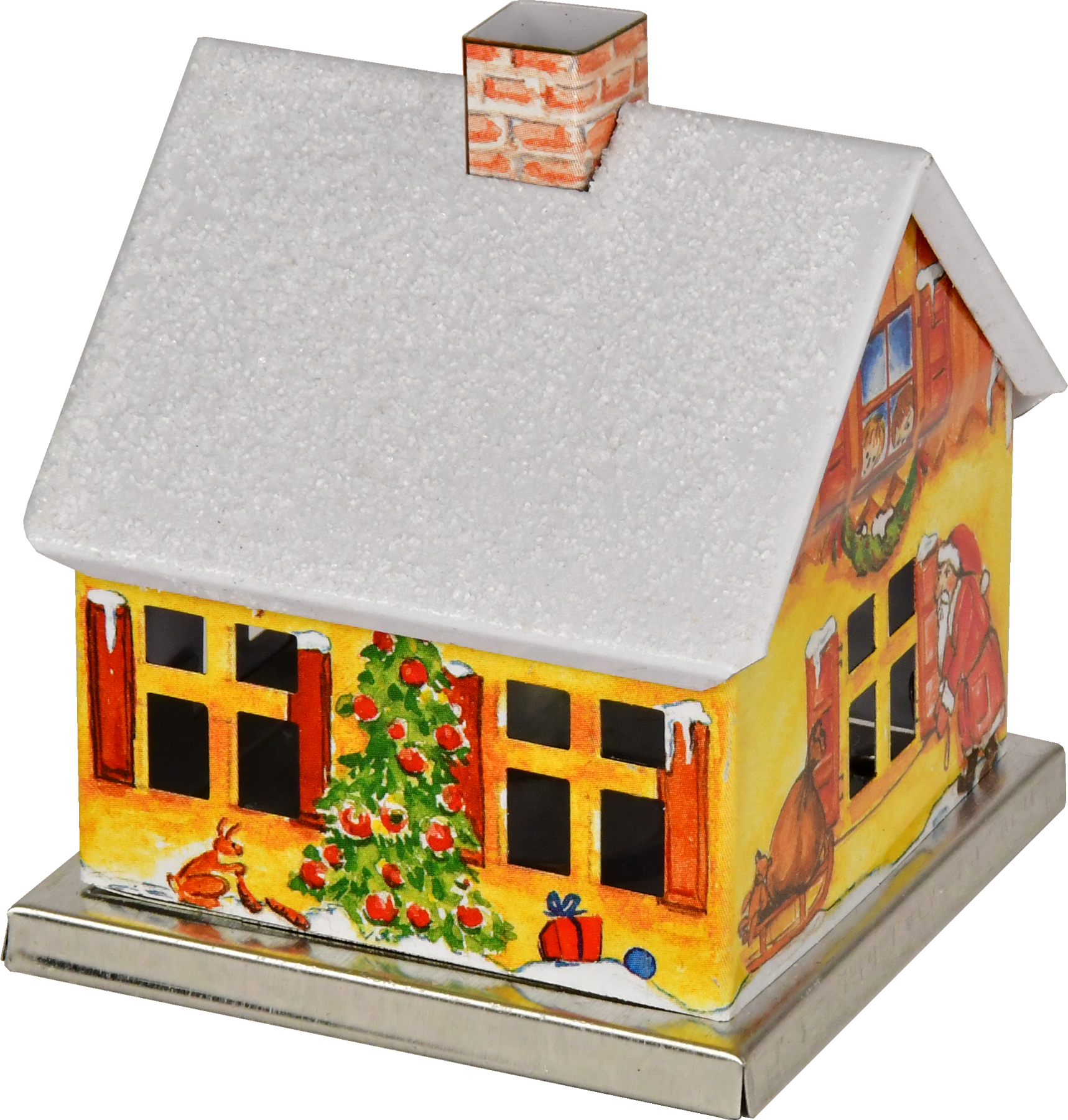 KNOX-Räucherhaus Metall - Sortiment B No.5 Weihnachtshaus
