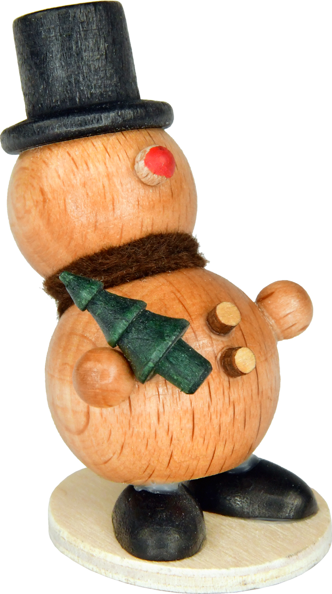 Molli, Junge Linie, Schneemann mit Bäumchen, dunkel