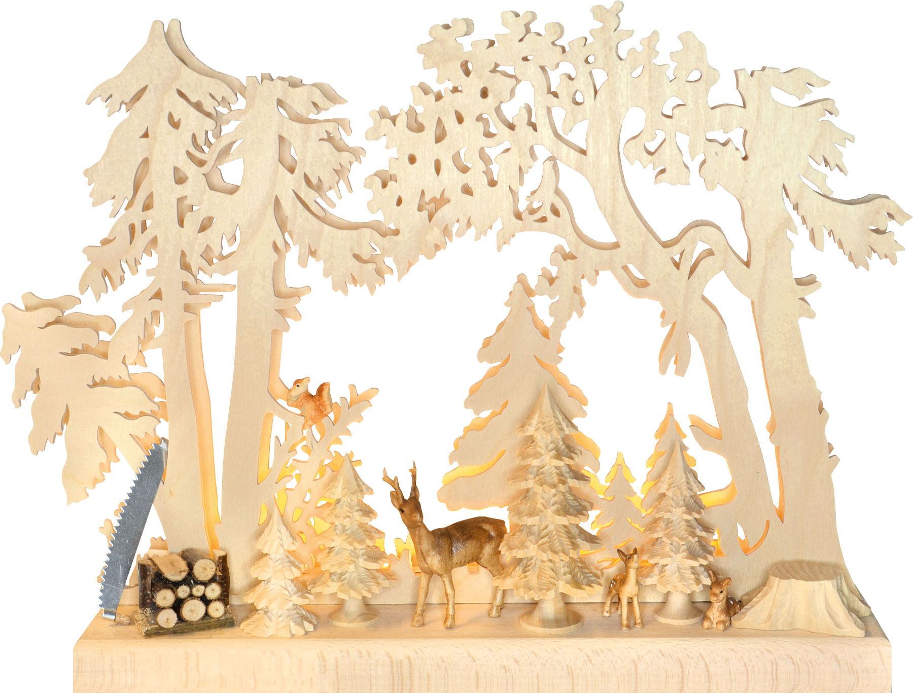 LED-ljusbåge, i skogen