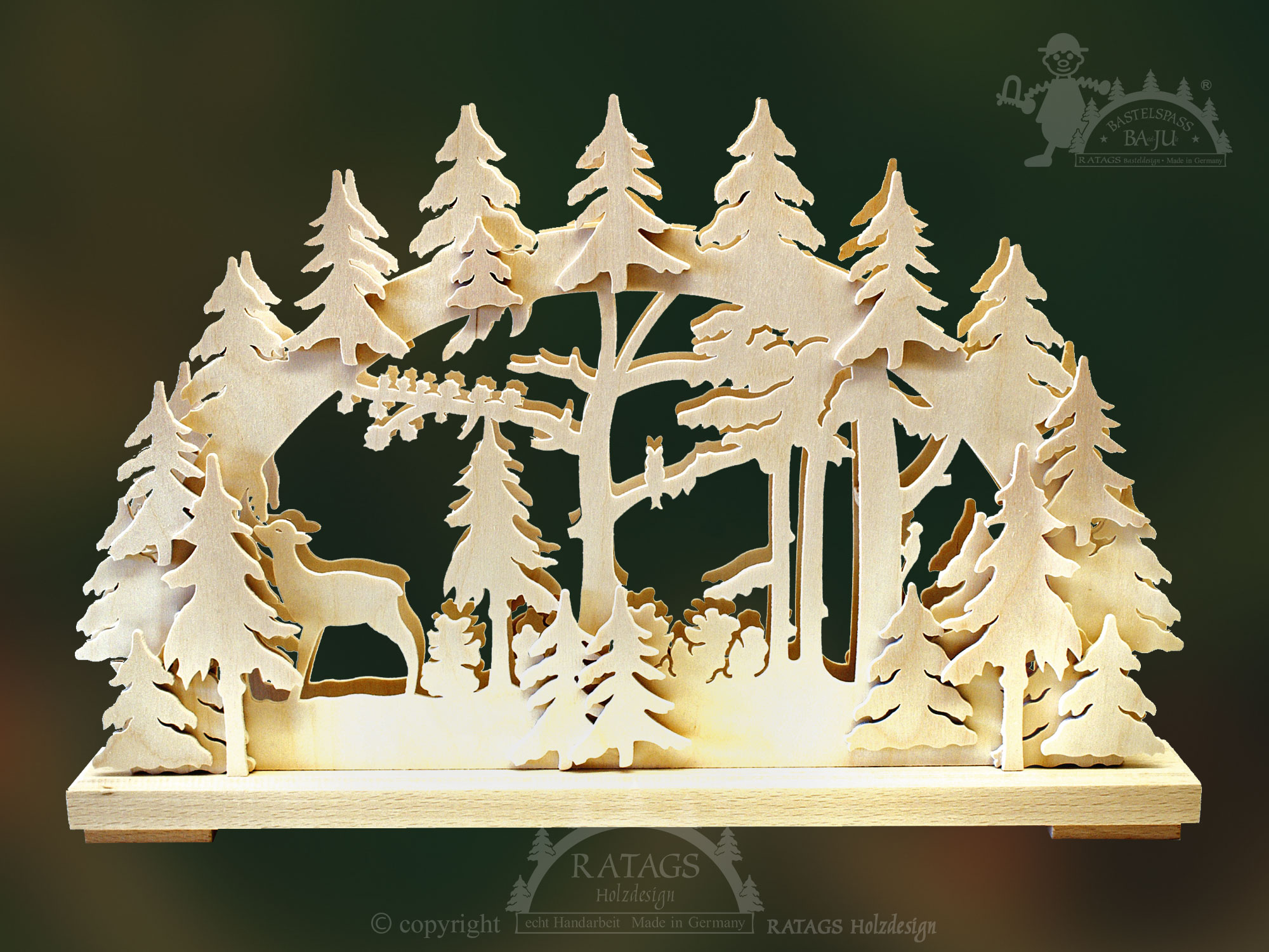 Crafting candle arch, small, Waldesruh