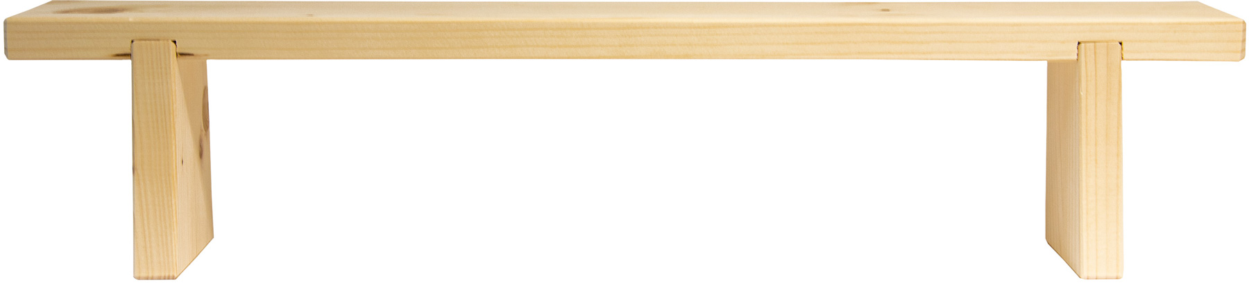 Konsoll for liten lysbue 8 cm dyp, understell uten belysning