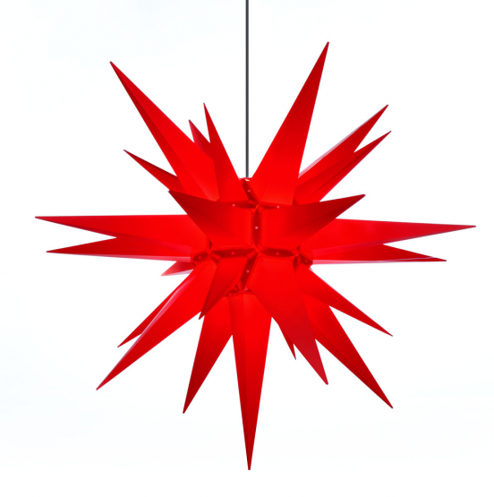 Herrnhut star A13, red plastic, outdoor use, approx. 130 cm
