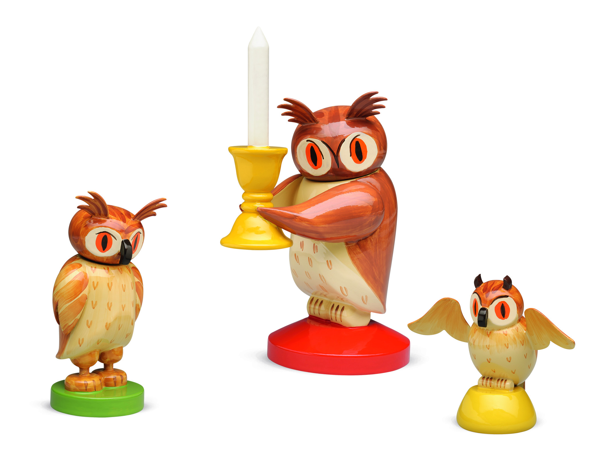 Eulen, 3 Figuren 1 Satz