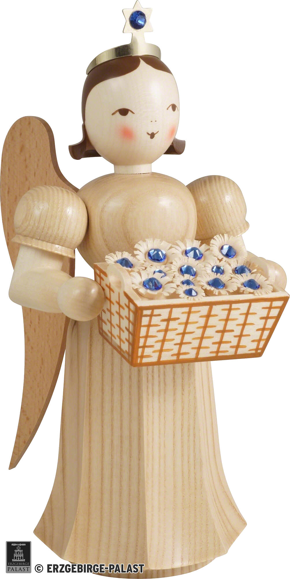 Blumenkorb Preciosa, Langrock, natur Rarität