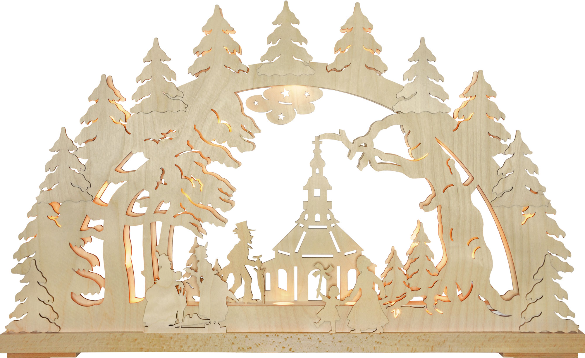 Large church-going candle arch for crafting