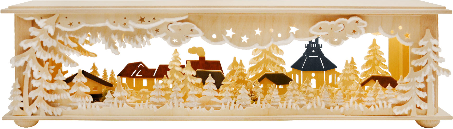 Small room light, coloured roofs, unfitted, hoarfrost