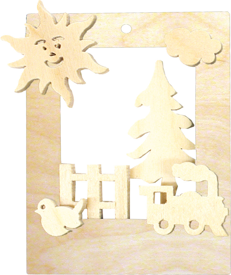 Tree decorations for crafting, 1 frame, Lokomo