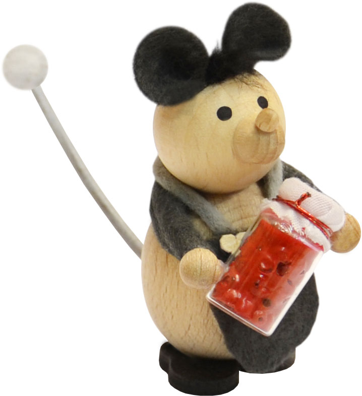 Petite souris avec de la confiture