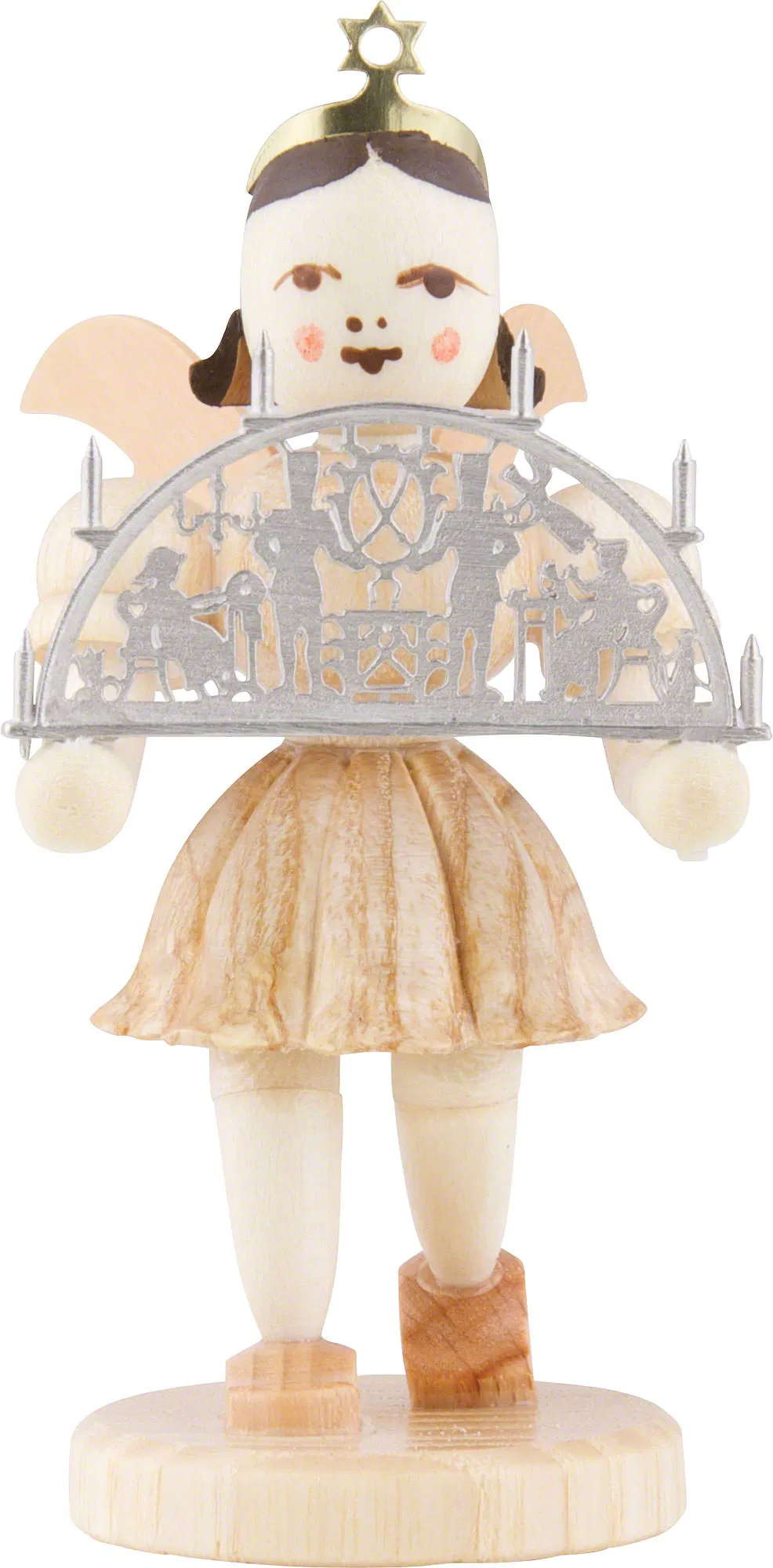 Schwibbogen long-skirted angel